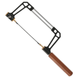 GANWEI Coping Saw Adjustable Saw Bow U Type Saw Round/Hexagonal Rosewood handle Aluminum Alloy Frame Curve Saw with 15T