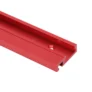 100-1220mm Red Aluminum Alloy 45 Type T-Track Woodworking T-slot Miter Track/Table Saw Router Miter Gauge