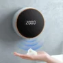 Contactless Automatic Foam Soap Dispenser Time Display USB Charging Automatic Sensing Liquid Soap Dispenser