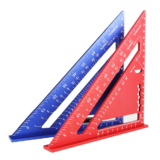 Triangle Ruler 7Inch Measurement Tool Cast Aluminium Carpenter Set Square Angle Woodworking Tools Try Square Triangular
