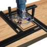 ENJOYWOOD Trimming Machine Milling Groove Engraving Guide Rail Multi-functional Adjustable Backing Auxiliary Guide Brack