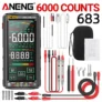 ANENG 683 Smart Multimeter High-end Touch 6000 Counts Multimetro Test Rechargeable Multitester AC/DC Voltage Tester Curr