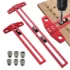 Drillpro 8mm Shank T-Slot Keyhole Cutter Wood Router Bit Carbide Cutter For Wood Hex Bolt T-Track Slotting Milling Cutte